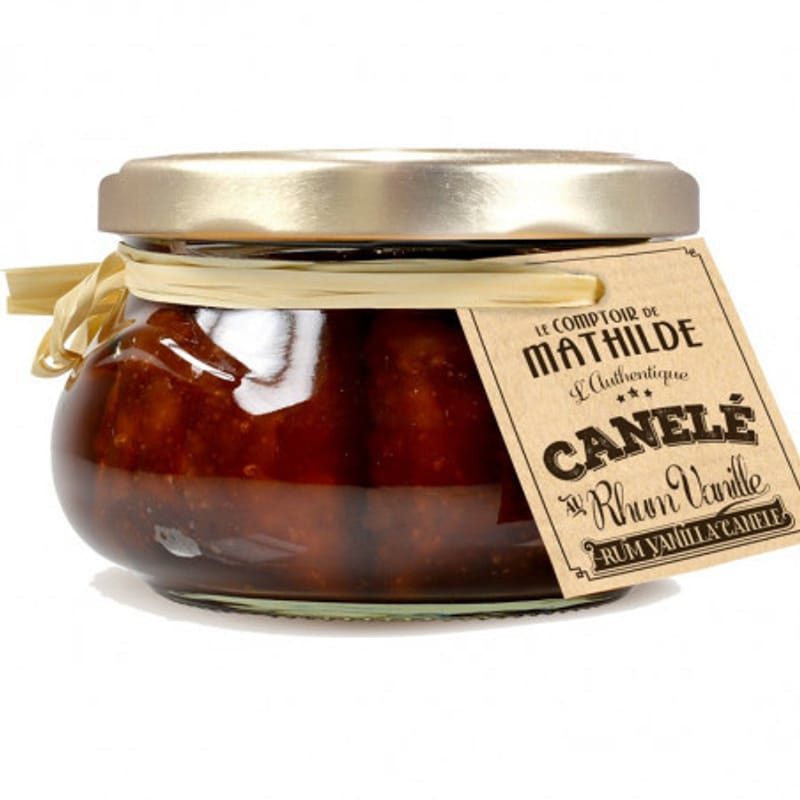 Mini canelés dušené v rumovém sirupu s vanilkovou příchutí - 260 g