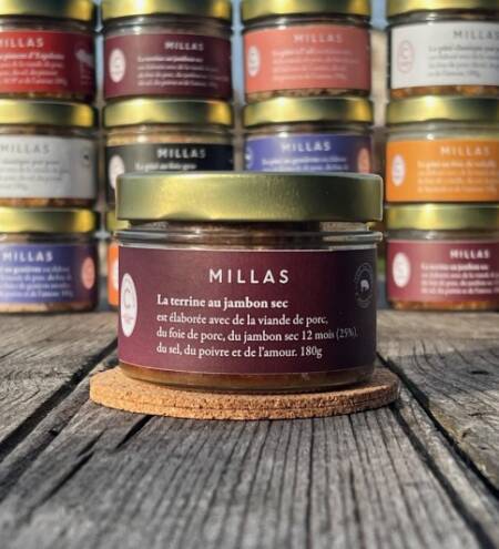 Millas paštika ze sušené šunky - 180 g