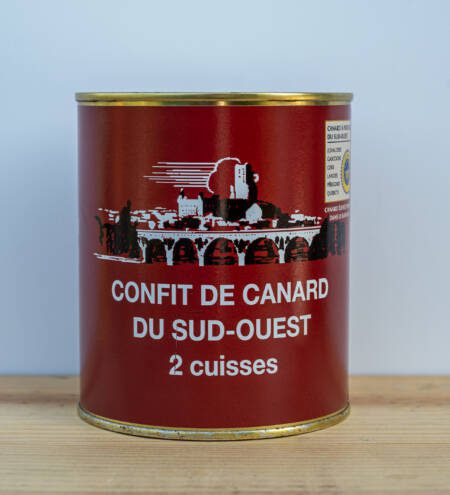 Confitovaná kachní stehna - Confit de canard du Sud-Ouest 2 cuisses - 765g
