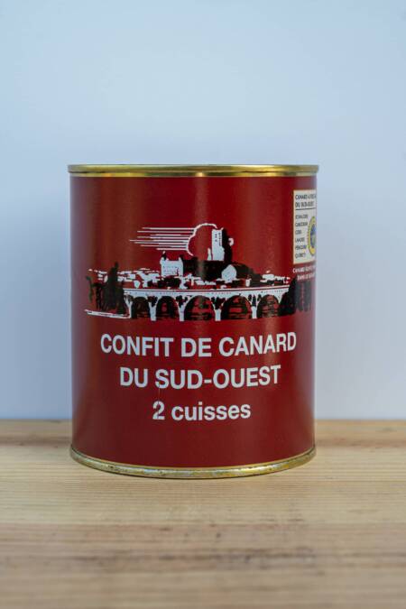 Confitovaná kachní stehna - Confit de canard du Sud-Ouest 2 cuisses - 765g
