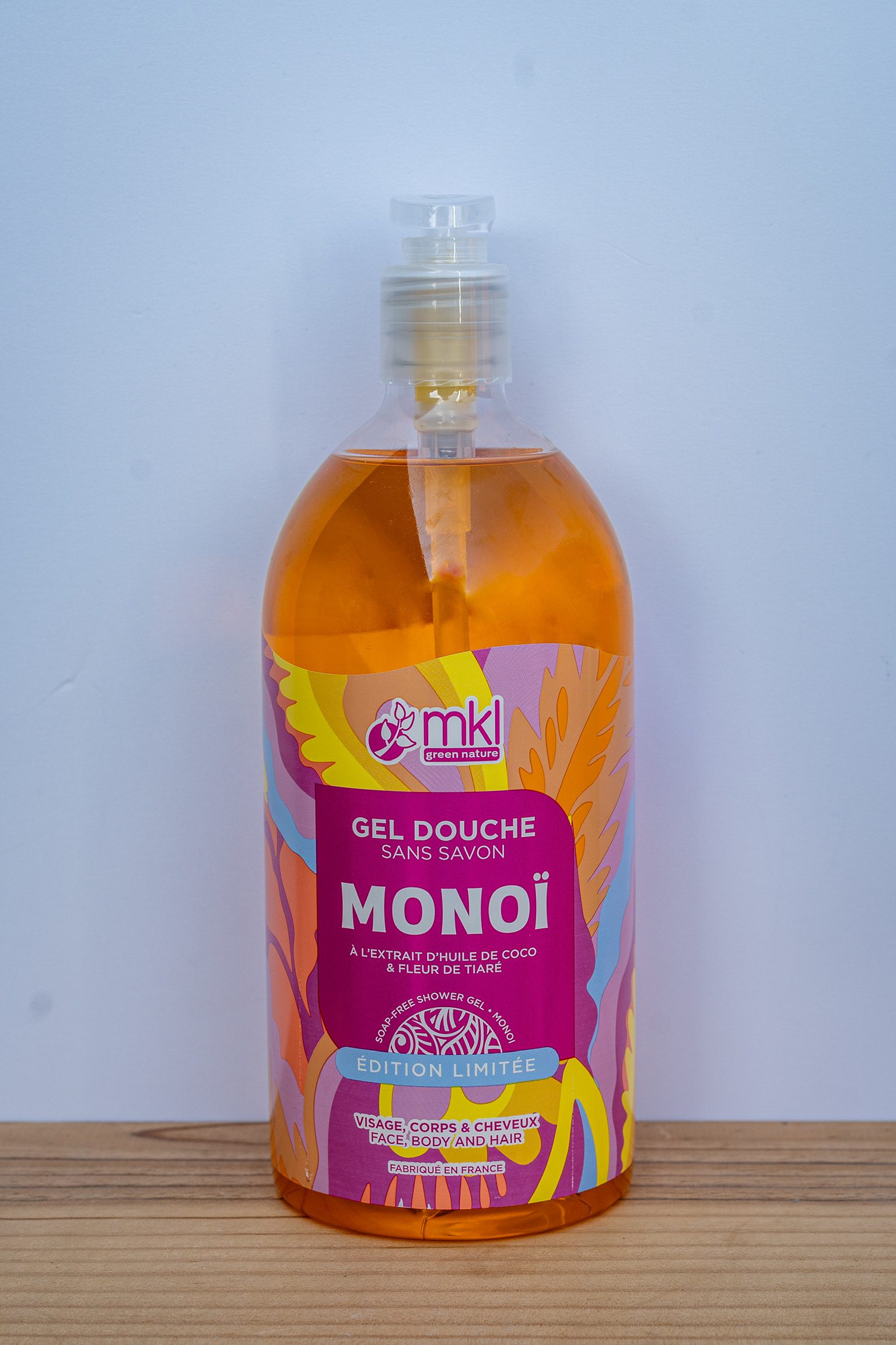 MKL Green Nature Gel Douche Sans Savon Monoi – limitovaná edice - 1l