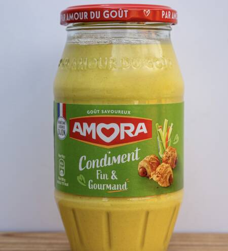 Amora Condiment Fin & Gourmand – jemná dijonská hořčice - 435g