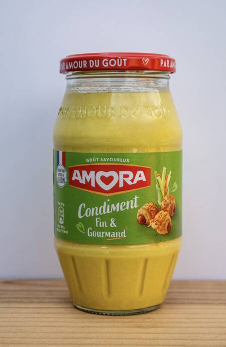 Amora Condiment Fin & Gourmand – jemná dijonská hořčice - 435g
