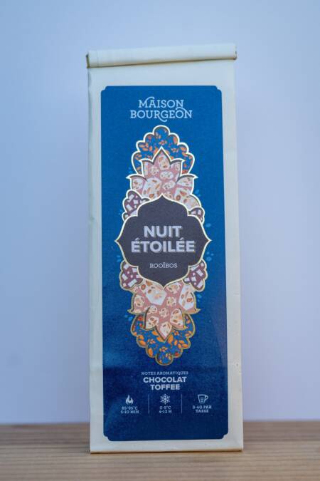 Nuit Étoilée Rooibos s nugátem a bílou čokoládou, Maison Bourgeon - 100g