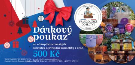 Vánoční dárkový poukaz v různých hodnotách