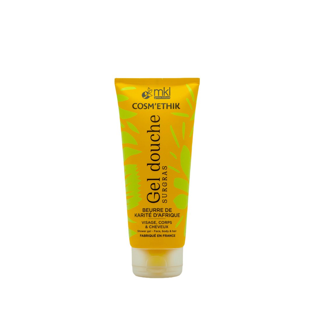 MKL - Sprchový gel na tělo, obličej i vlasy – přírodní Africké bambucké máslo – 200ml