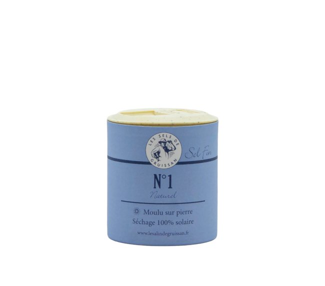 Gruissan – Sel Fin N°1–  100% přírodní mořská sůl -Solnička- 250g