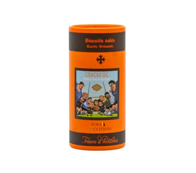 Slané sušenky s olivovým olejem a rozmarýnem CRACKS'OC – 125 g