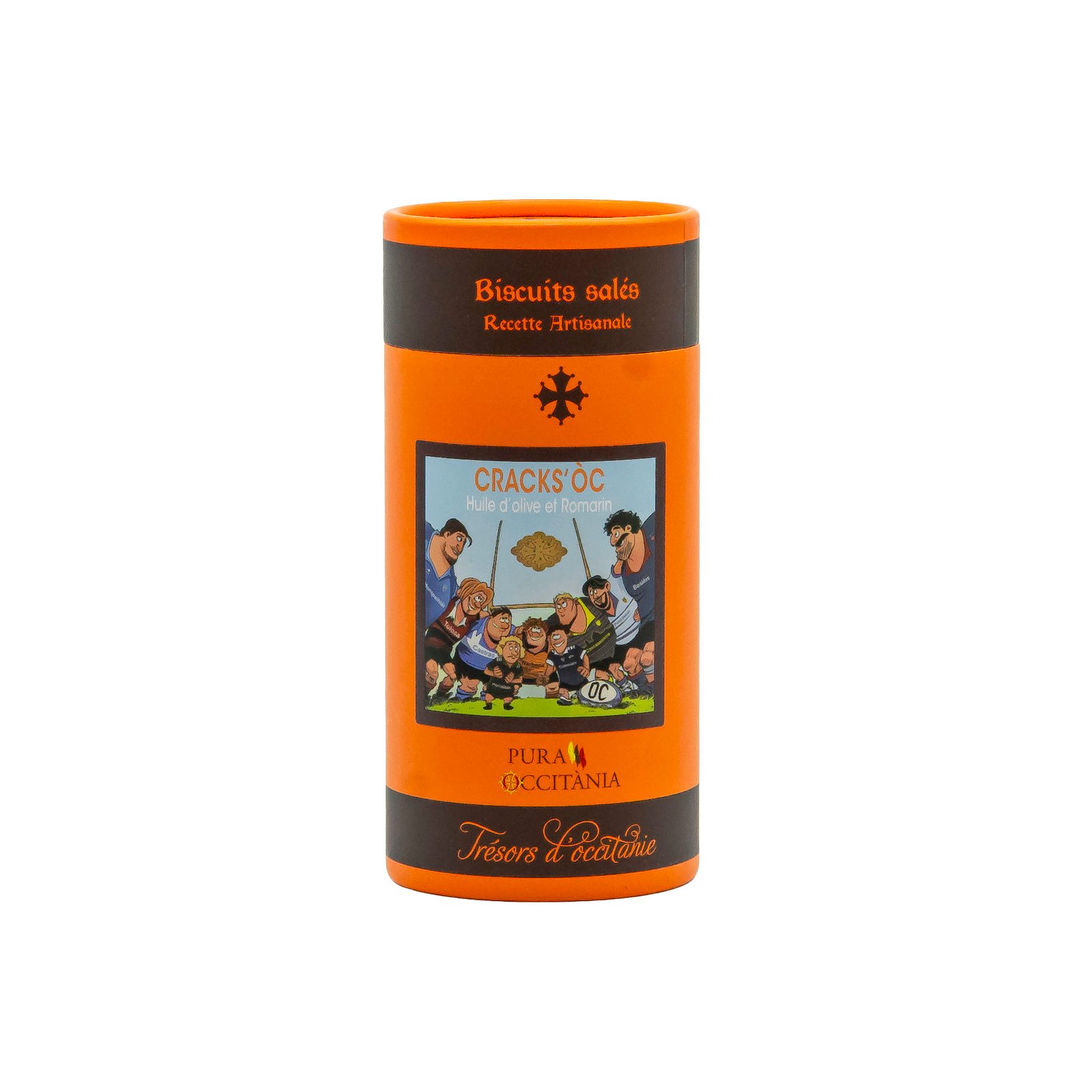 Slané sušenky s olivovým olejem a rozmarýnem CRACKS'OC – 125 g