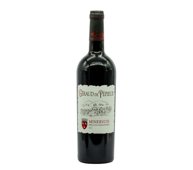 Červené víno Géraud de Pépieux Minervois AOP 2020 - 13,5% vol. - 750 ml