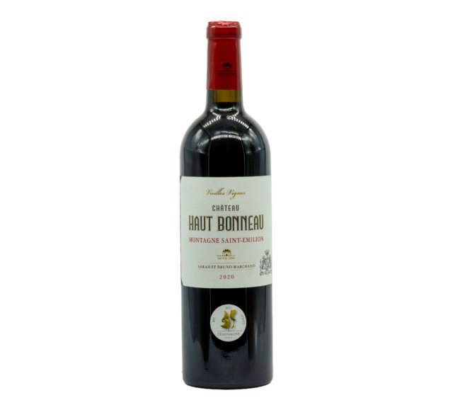 Červené víno Château Haut Bonneau Montagne Saint-Émilion Vieilles Vignes 2020 – 15,5% vol. - 750 ml