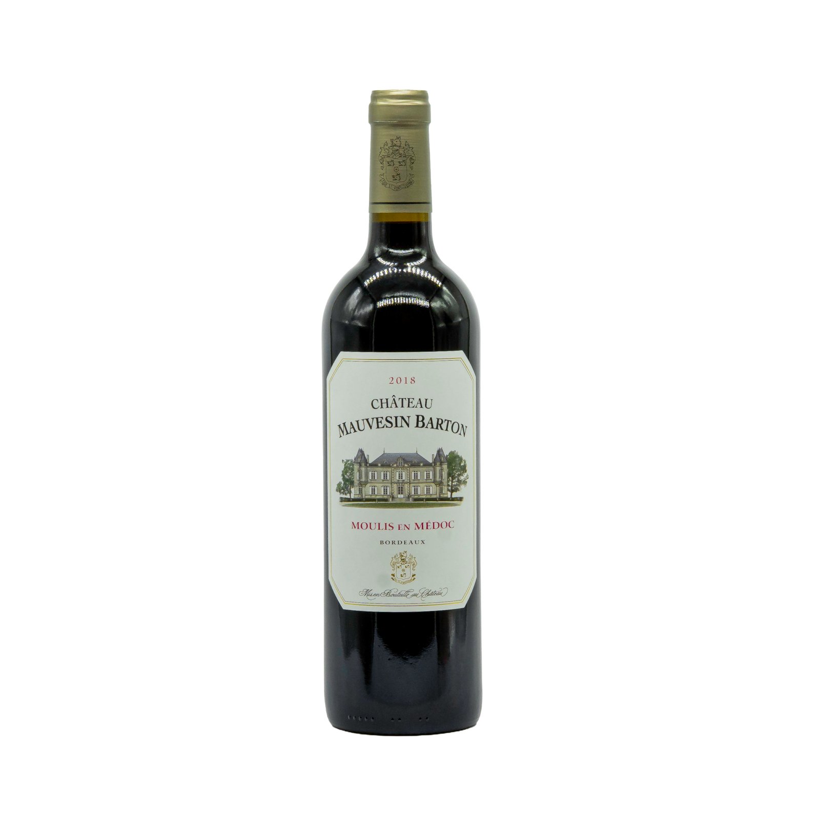 Červené víno Château Mauvesin Barton – Moulis en Médoc - Bordeaux – 2018 – 13,5% vol. - 750 ml