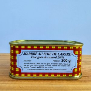 Paštika - Kachní játra - mramorovaná - 200g