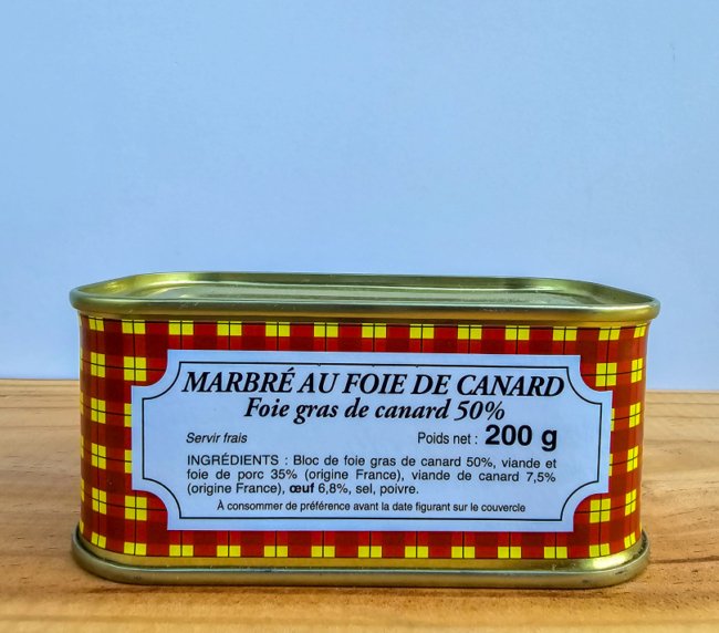 Paštika - Kachní játra - mramorovaná - 200g