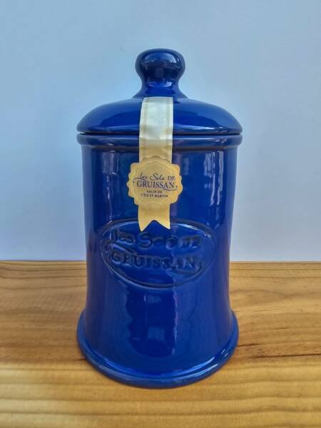 Gruissan - 100% přírodní mořská sůl - Keramická váza - 500g