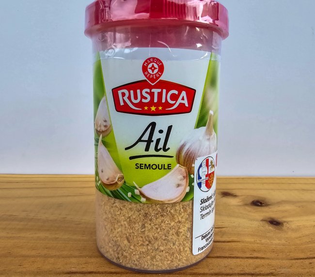 Drcený, sušený česnek - Rustica - 110g
