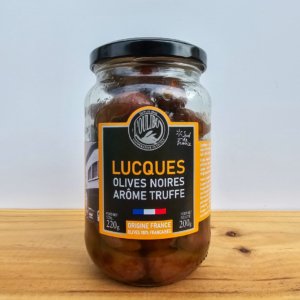 L’Oulibo - Černé olivy Lucques s aroma lanýžů - 200 g