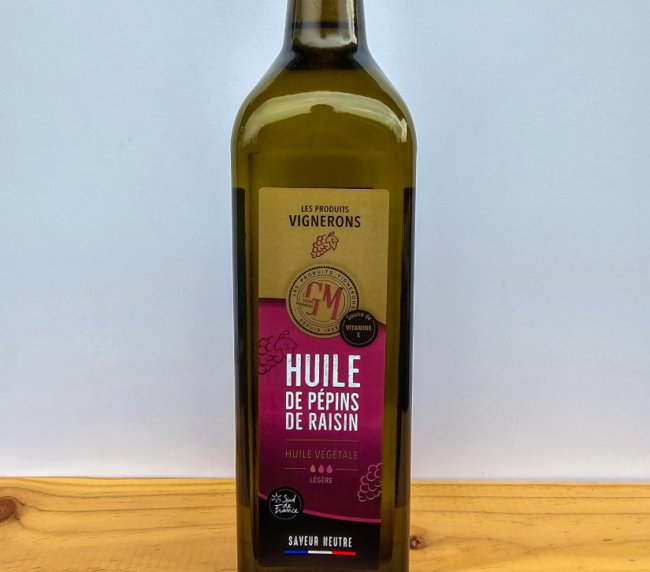 Les Produits Vignerons - Olej z hroznových jadérek  - 750ml