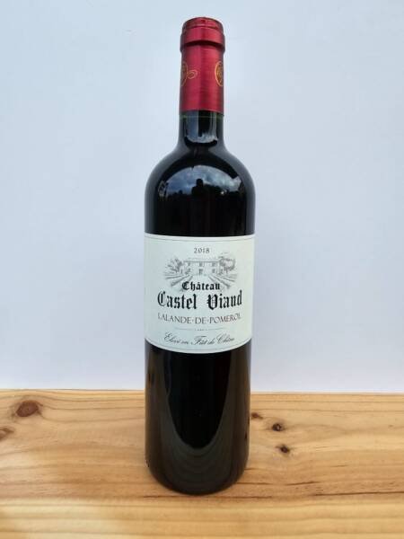 Červené víno Château Castel viaud Lalande-de-Pomerol 2018 - 13,5% vol. - 750 ml
