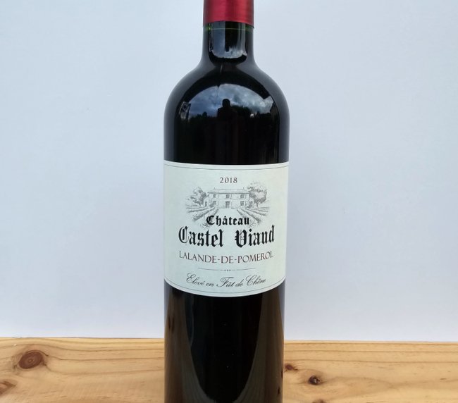Červené víno Château Castel viaud Lalande-de-Pomerol 2018 - 13,5% vol. - 750 ml