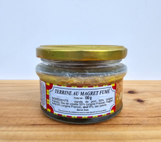 Terina z uzeného kachního prsa – ve skle - 130g