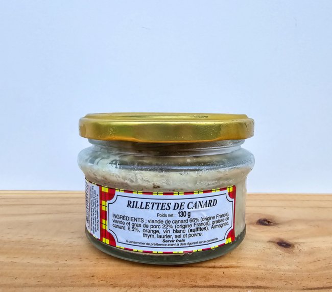 Kachní rillettes – ve skle - 130g