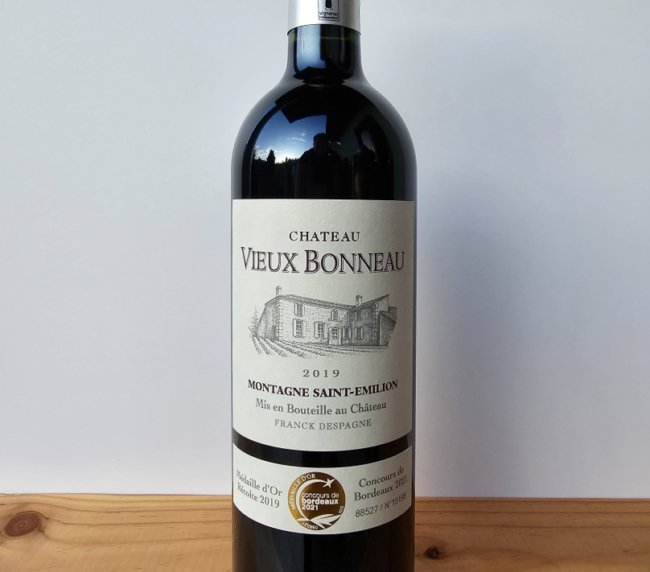 Červené víno Château Vieux Bonneau – Montagne Saint-Émilion 2019 – 14% vol. - 750 ml