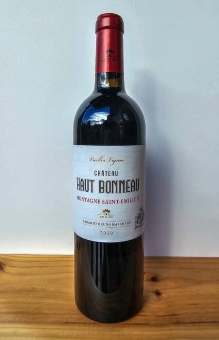 Červené víno Château Haut Bonneau Montagne Saint-Émilion Vieilles Vignes 2020 – 15,5% vol. - 750 ml