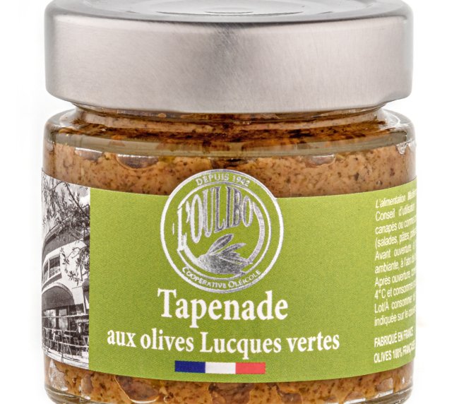 Olivová tapenáda ze zelených oliv Lucques - 100g