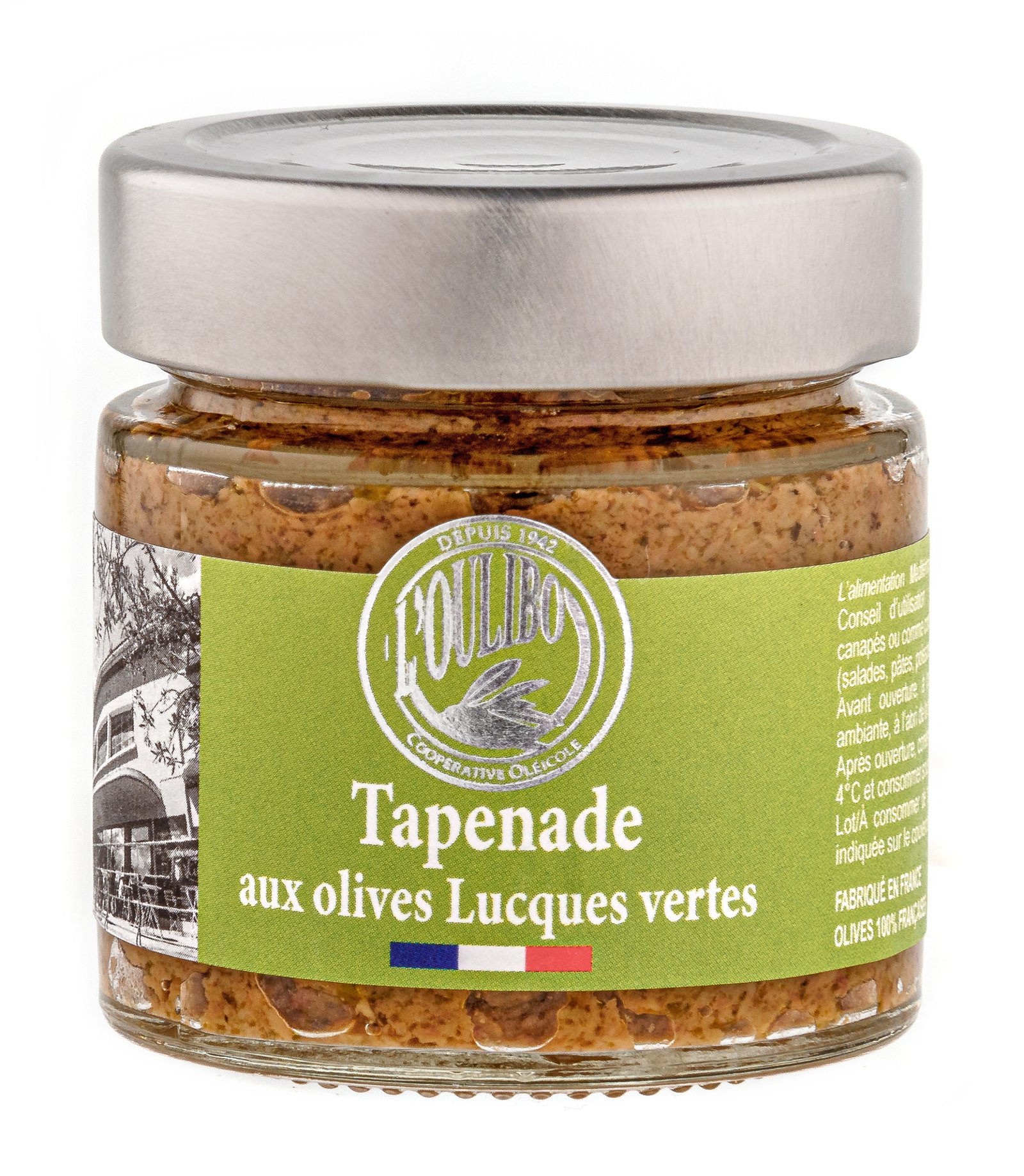 Olivová tapenáda ze zelených oliv Lucques - 100g