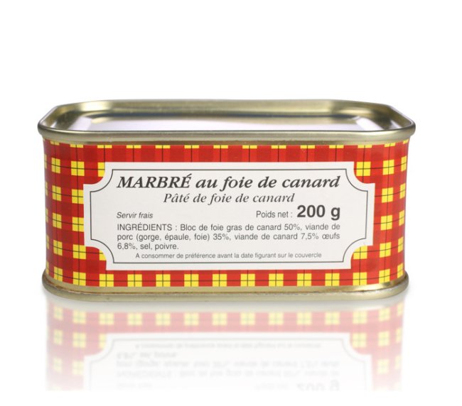 Paštika - Kachní játra - mramorovaná - 200g