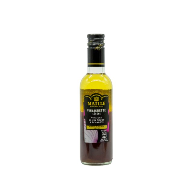 Lehký vinaigrette, červený vinný ocet a šalotka koření červená cibule - 360 ml
