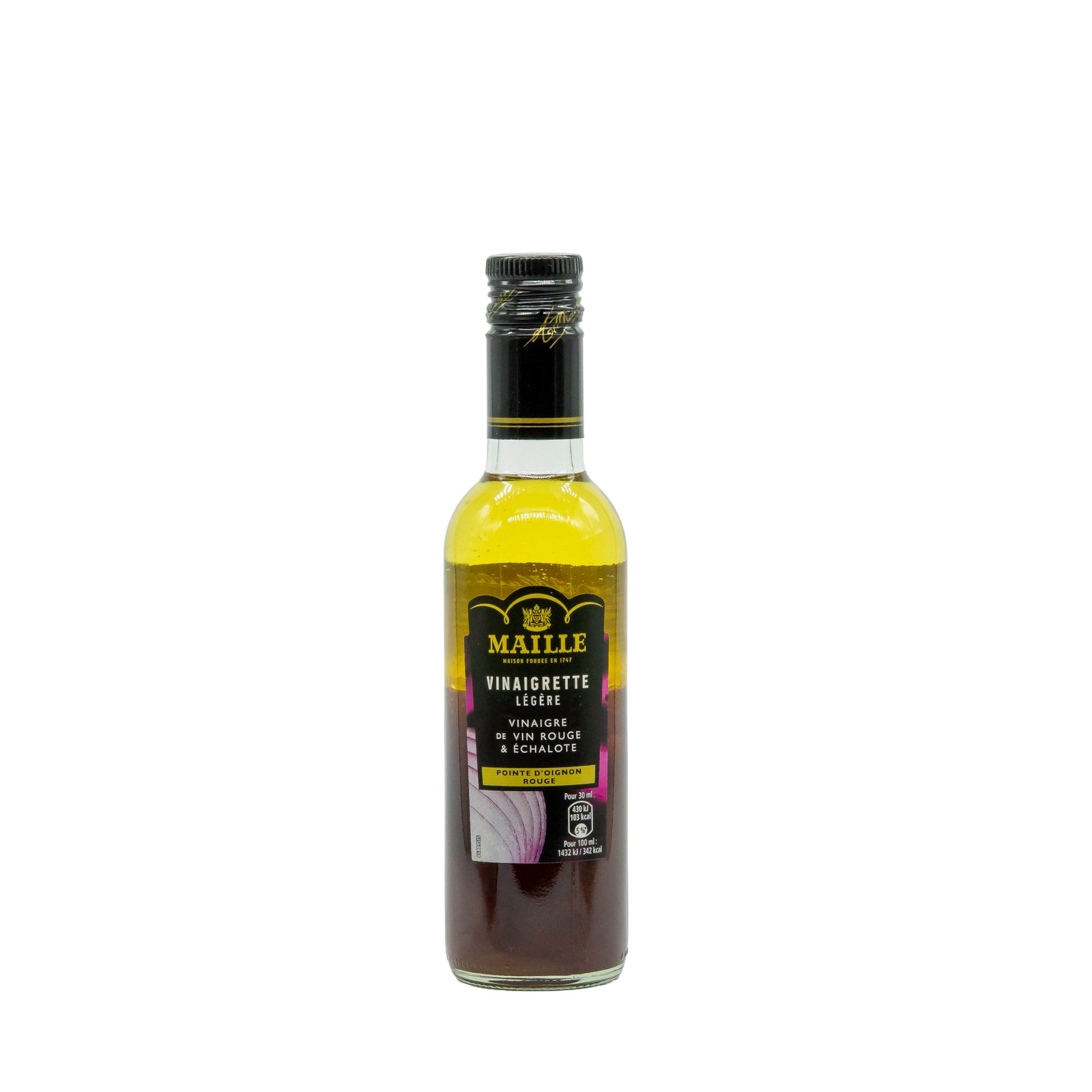 Lehký vinaigrette, červený vinný ocet a šalotka koření červená cibule - 360 ml