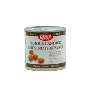 Glazované kaštany v kaštanovém sirupu - z Ardèche -540g | Plechová nádoba