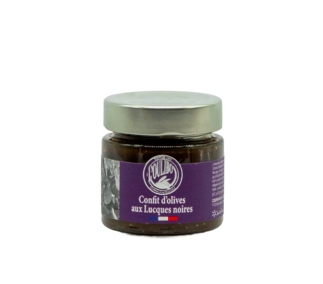 Konfitované olivy s černými Lucques - 100g