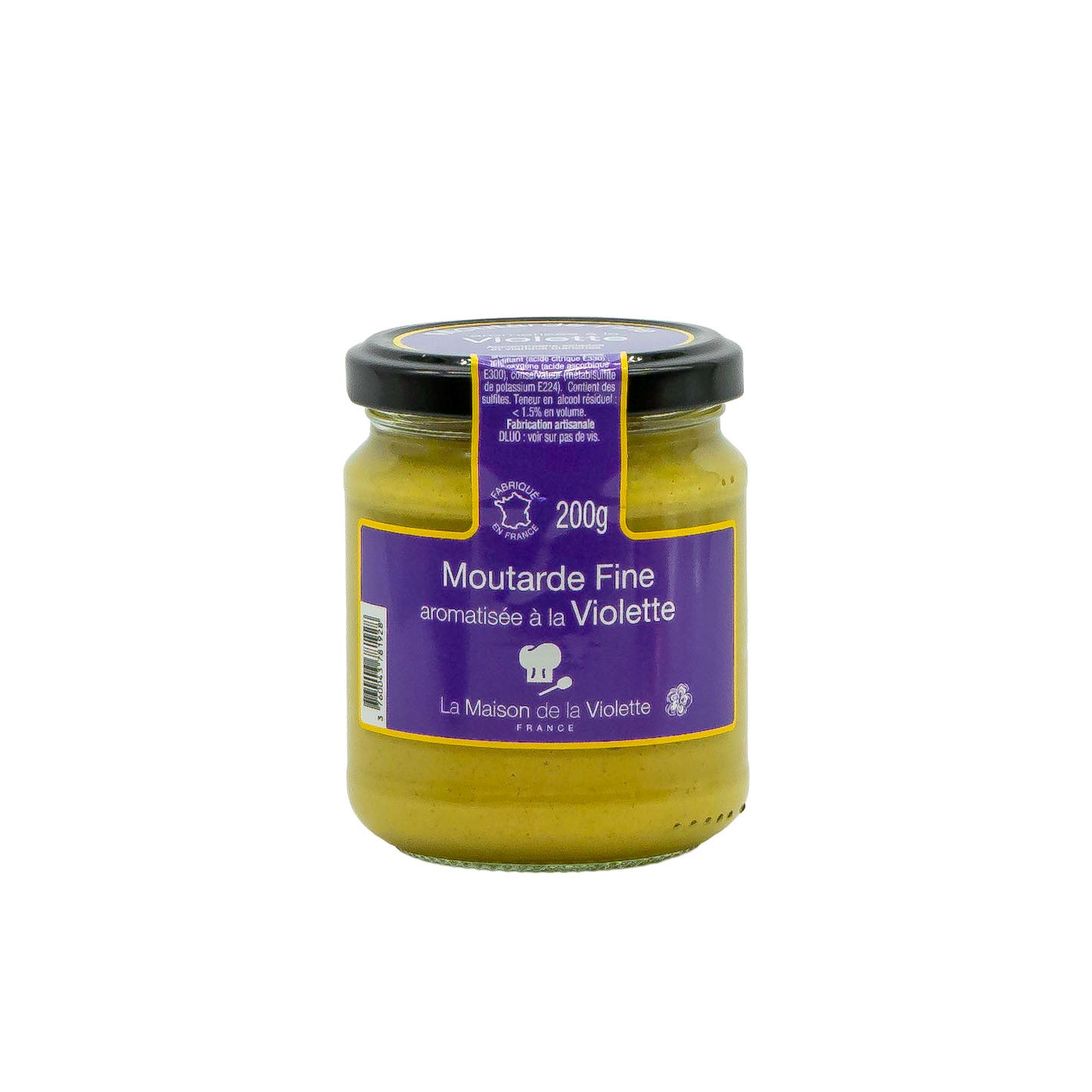 Starofrancouzská jemná hořčice s příchutí fialek – 200g