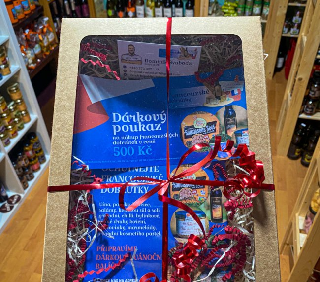 Dárkový balíček s dárkovým kuponem