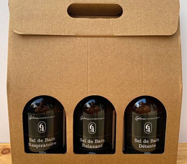 Dárkový balíček - Tři zdravé mořské soli do koupele