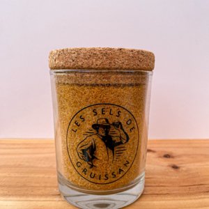 Gruissan - 100% přírodní mořská sůl s příměsí KURKUMA -Skleněná nádoba- 250g