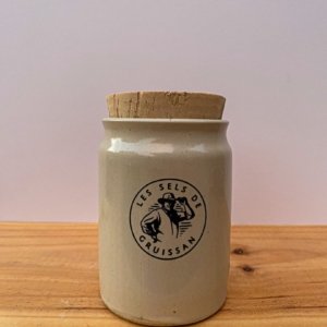 Gruissan – 100% přírodní mořská sůl s příměsí česneku - Keramická nádoba -250g