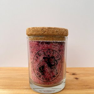 Gruissan – 100% přírodní mořská sůl s příměsí IBIŠKU -Skleněná nádoba- 250g