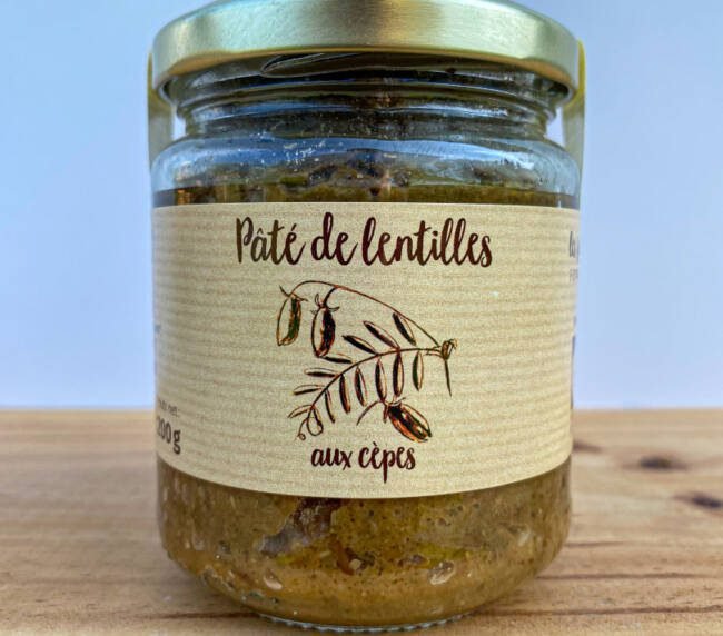 Farmářská zeleninová pomazánka - Čočka s hřiby 200g