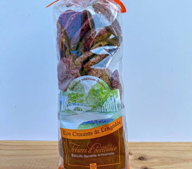 Les Crocants de Lengadóc - Křehké sušenky s přírodním aroma u FIALEK - 110g