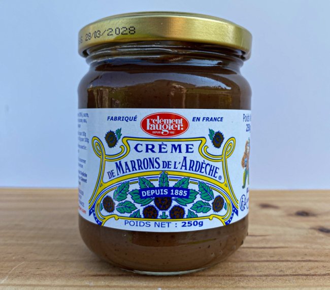 Kaštanový krém (La crème de marrons) - z Ardèche - 250g | Skleněná nádoba