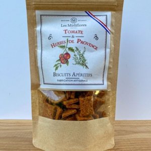 Aperitiv sušenky rajčatové s provensálskými bylinkami Les Mirliflores - 120 g