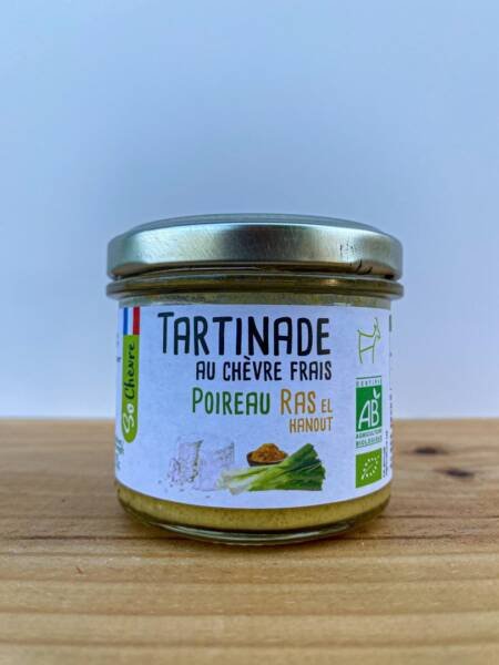 Farmářská pomazánka z čerstvého kozího sýru, pórku a koření Ras el Hanout - 90 g