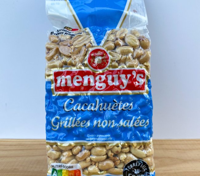 Tradiční francouzské arašídy Menguy's nepražené nesolené - 450 g