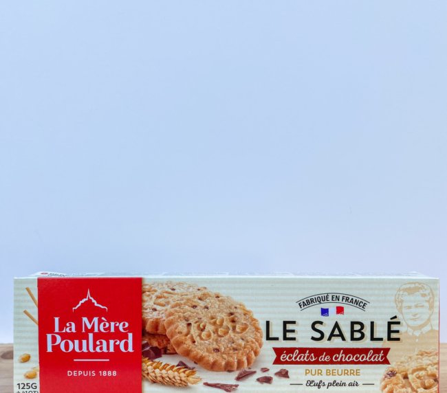 Máslové sušenky mléčná čokoláda La Mère Poulard - 125 g