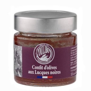 Konfitované olivy s černými Lucques - 100g