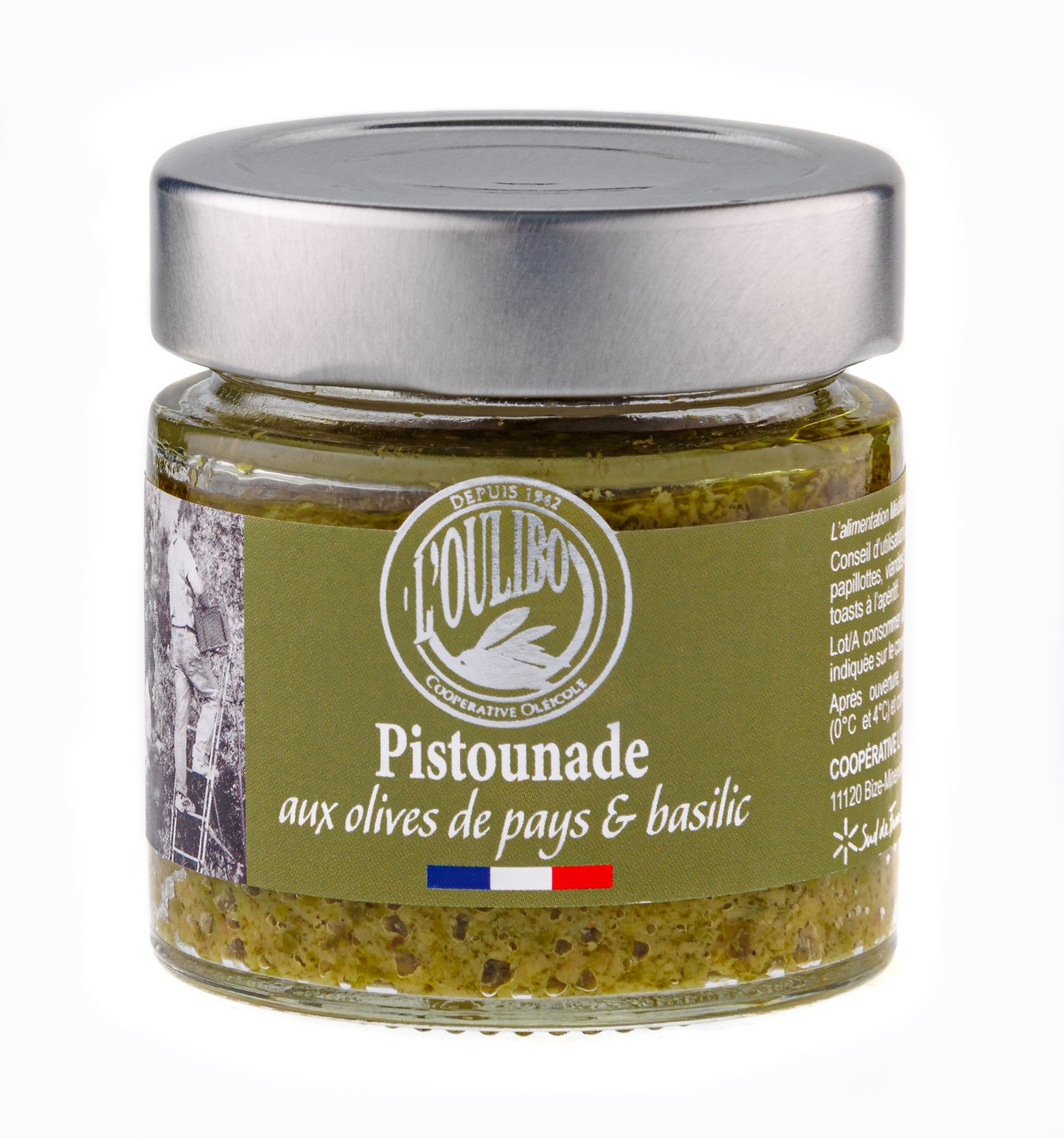 Pesto s olivami a bazalkou - 100 g